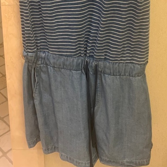 Splendid Indigo Dye Jean Romper - Picture 6 of 8